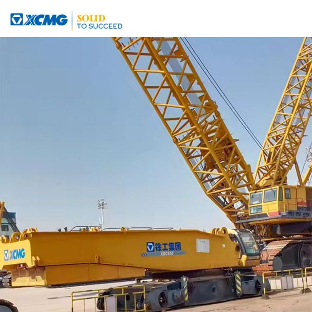 XCMG Factory High Quality Second Hand Mobile Crawler Crane XGC650 Telescopic Crane Price